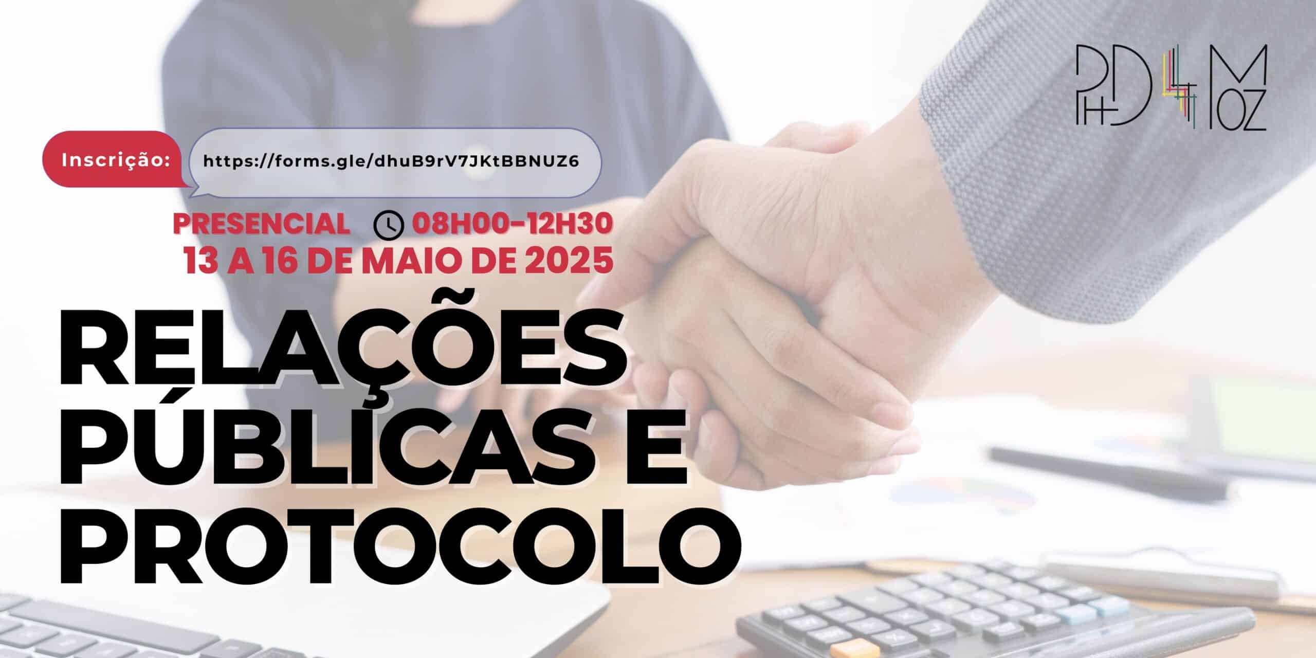 Inscrições Encerradas para o Curso de Relações Públicas e Protocolo