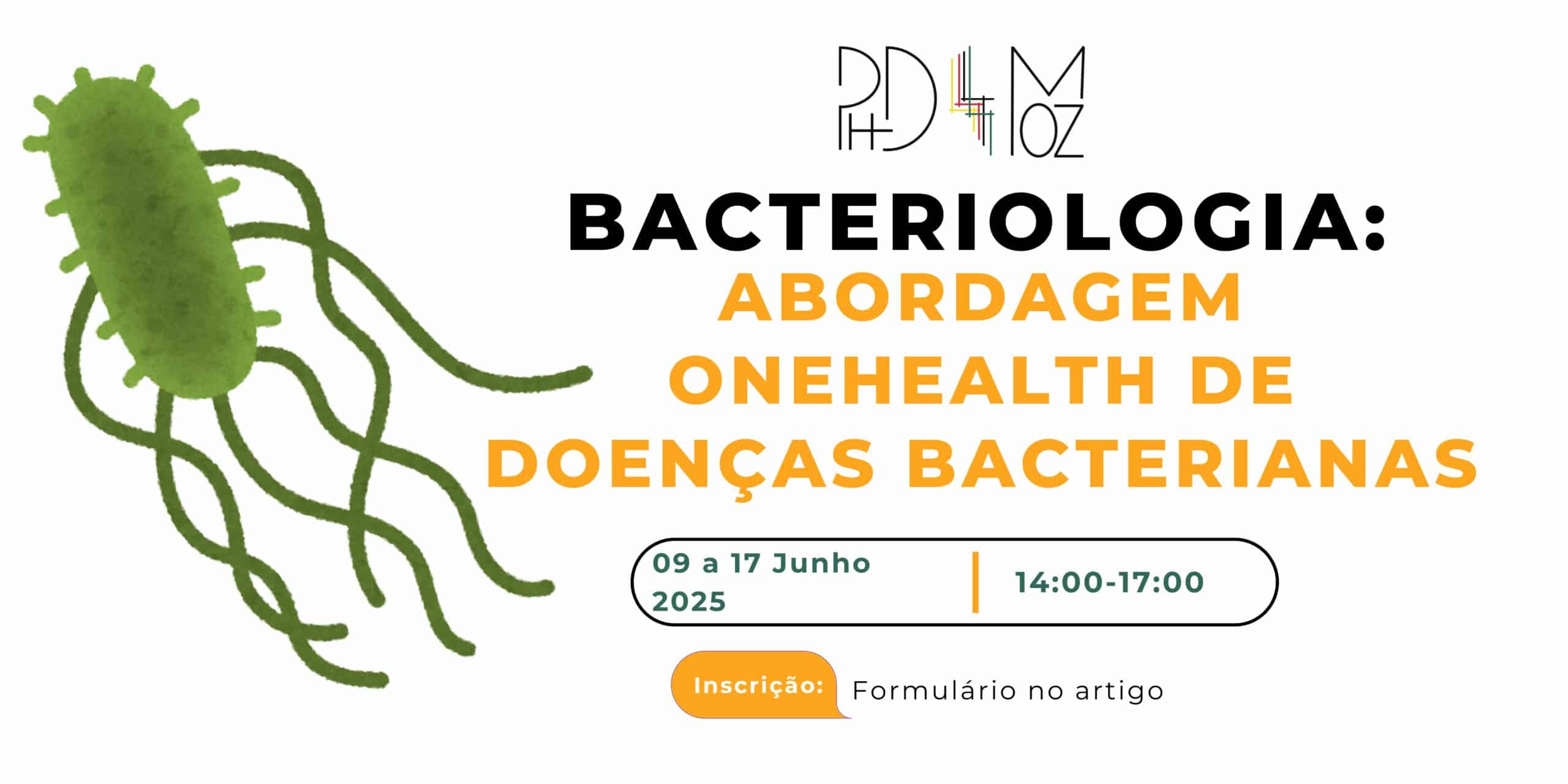 Inscrições Encerradas para o Curso de Bacteriologia: Abordagem OneHealth de Doenças Bacterianas